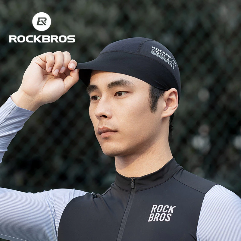 【TH Delivery】ROCKBROS หมวกขี่จักรยาน ผ้าเย็น Breathable Bike Headband หมวกฤดูร้อนครีมกันแดด