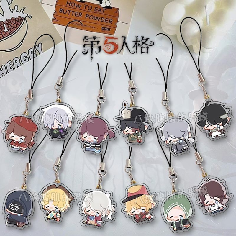 Identity V Cry Series เชือกคล ้ องโทรศัพท ์ มือถือ Naib Subedar Frederick Kreiburg อะคริลิคจี ้ สายรัดแขวนน ่ ารักเชือกของขวัญเพื ่ อน
