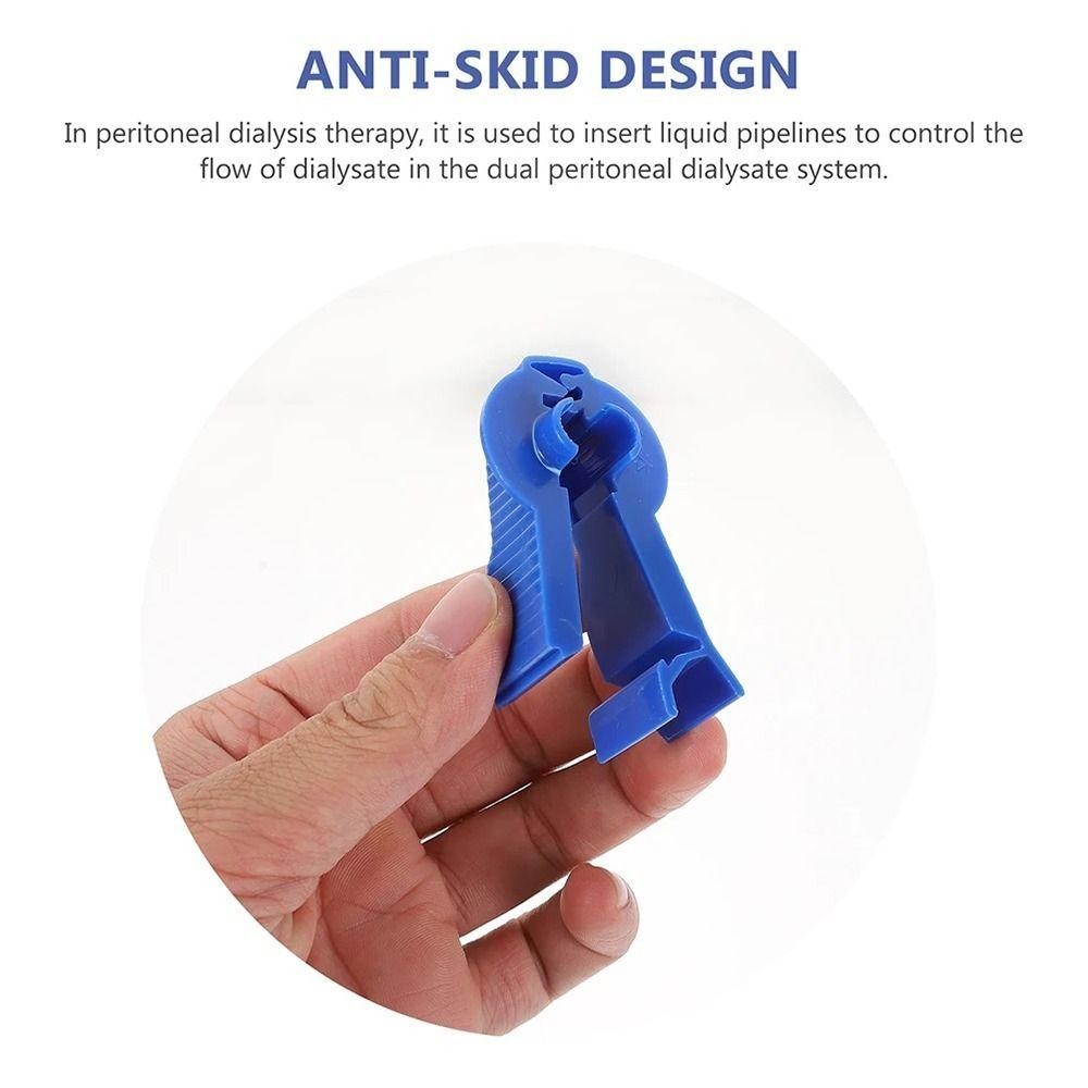 Xianen ที่หนีบถุงล้างไต, คลิปไตเทียมที่เต็มไปด้วยเสียงทนทานแบบใช้ซ้ําได้, คลิปสายสวน โฟลีย์ สากลกันลื่นทดแทน - รูปที่ 6