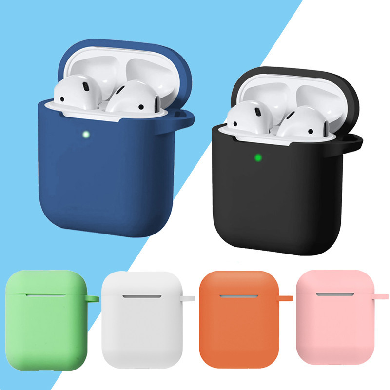 i9s i12 TWS เคสซิลิโคนสีทึบหูฟังบลูทูธไร้สายสำหรับ i9s i10 i9 i11 i14 i15 TWS i12TWS i 12 ฝาครอบป้อง