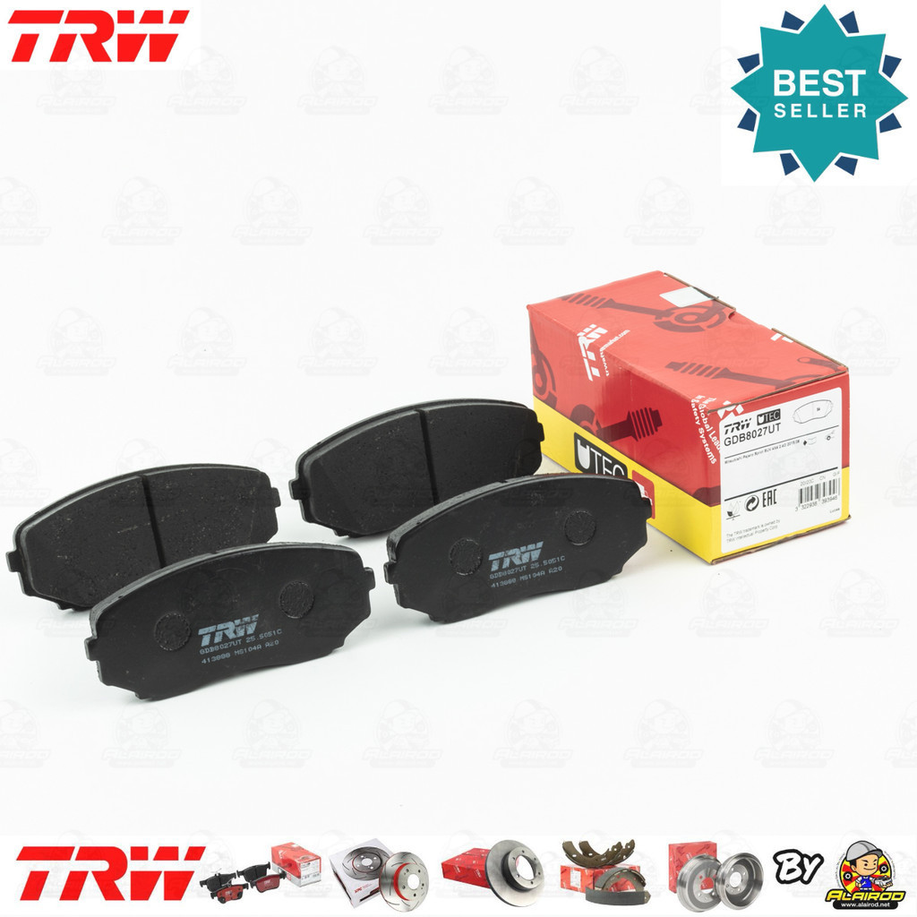 TRW UTEC ผ้าเบรคหน้า Mitsubishi PAJERO SPORT, PAJEROSPORT MIVEC 2.4 ดีเซล ปี 2016-now GDB 8027 UT