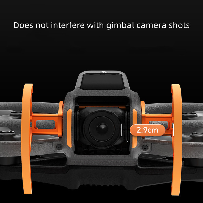 เหมาะสําหรับ DJI Avata 2 อลูมิเนียม Crash Bar สําหรับ Avata2 Pan Tilt เลนส ์ กันชน