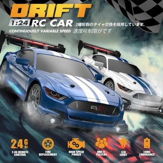 Gtr RC 1/24 4WD Drift Racing รถของเล่น AE86 รถรุ่น Ford Mustang กีฬาสไตล์รถรีโมทคอนโทรลความเร็วสูงของเล่นรถ
