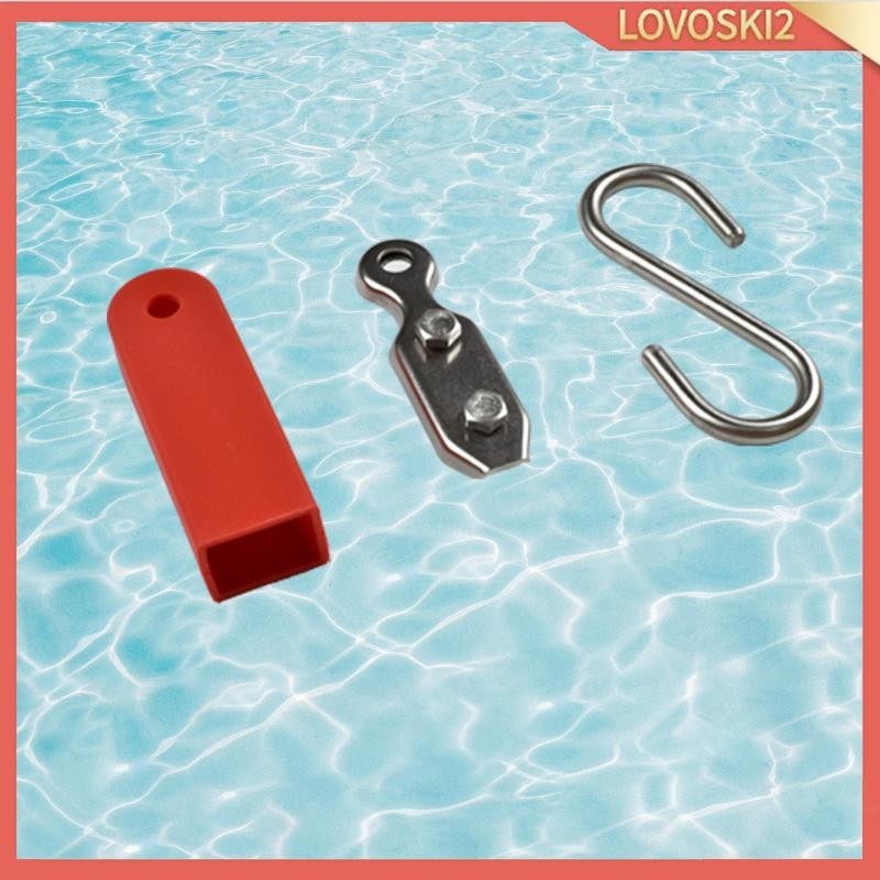 [Lovoski2 ] สระว ่ ายน ้ ํา Lane Rope Hook ประสิทธิภาพมั ่ นคงสระว ่ ายน ้ ํา Lane Rope Hook S Hanger