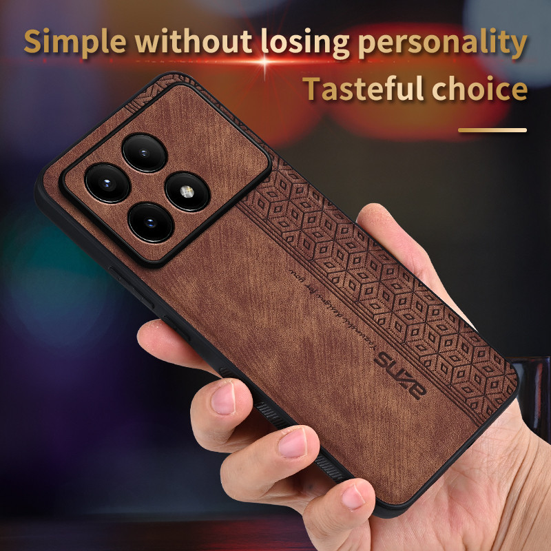 Xiaomi X6 F6 Pro กรณีกันชนหรูหรา Coque PU หนังสําหรับ Xiaomi Redmi K70 K70Pro K70E F6Pro นุ ่ ม TPU 