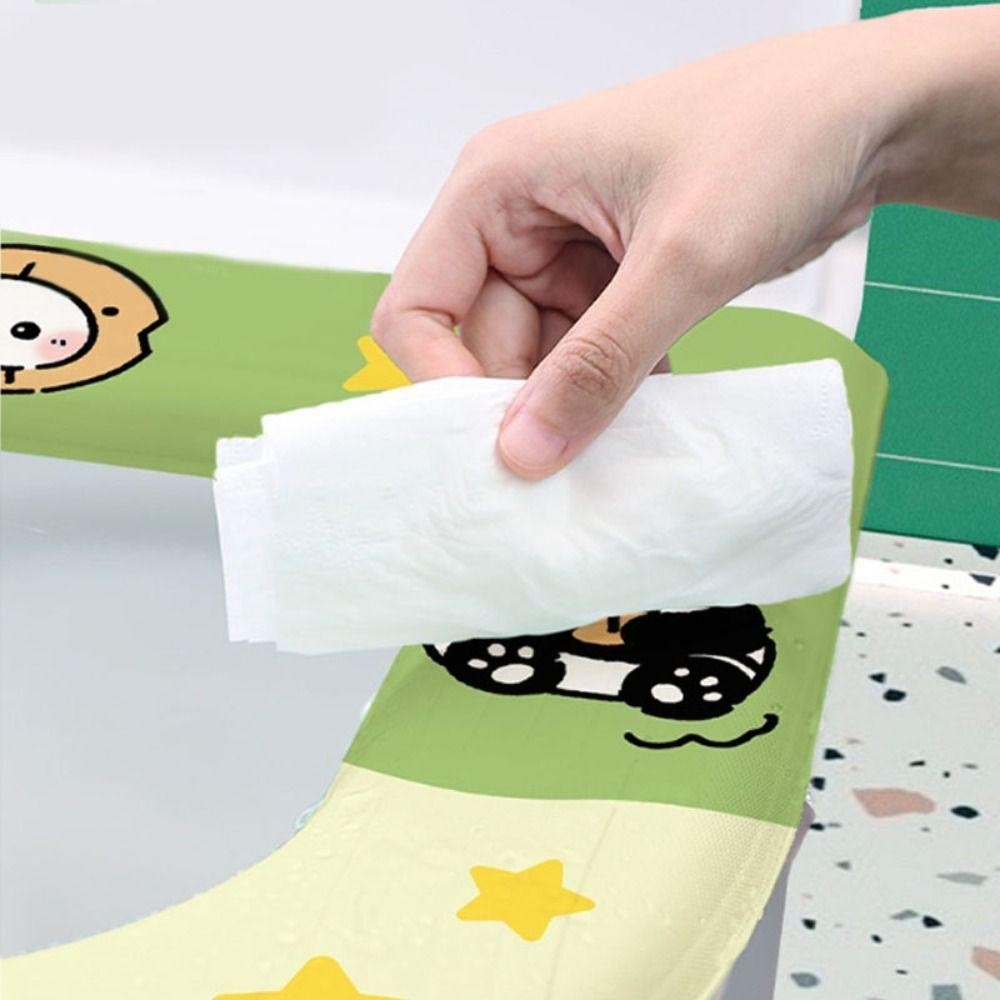 MXBEAUTY เบาะรองนั่งชักโครก, การ์ตูนกันน้ํา อีวา ที่รองนั่งชักโครกหนาน่ารักพร้อมที่จับ ใกล้ชิด เสื่อ ห้องน้ํา - รูปที่ 5