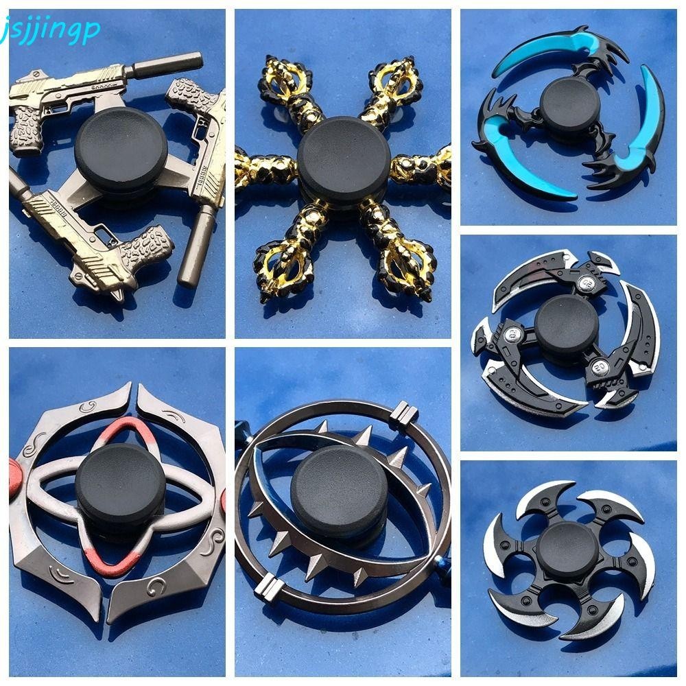 Jsjjingp สังกะสีอัลลอยด์ Hand Spinner, King of Glory PUBG King of Glory Finger Gyroscope, Spinning Top ของเล่นส่องสว่างโลหะ Gyro Fidget Spinner ของเล่นผู้ใหญ่
