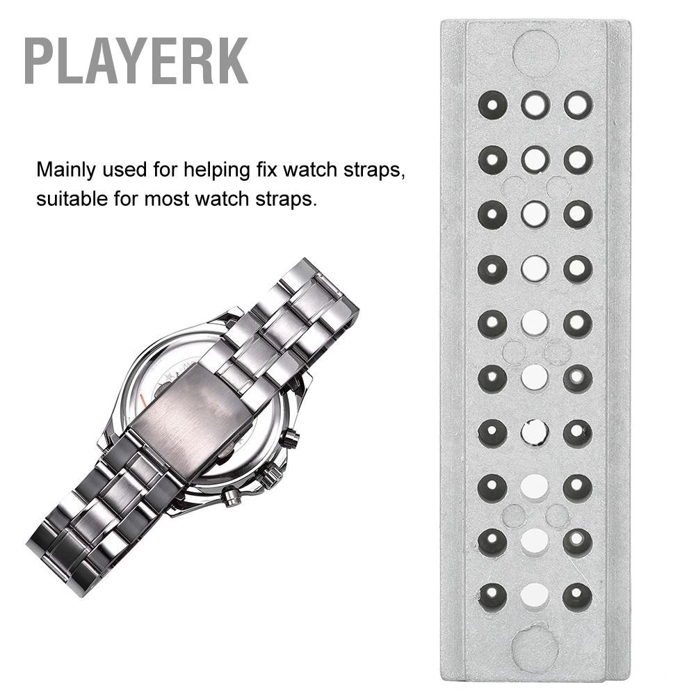 Playerk Professional 30 หลุมเหล็กนาฬิกาโลดโผน Stake ผู้ถือ Punch บล็อกนาฬิกาซ่อมเครื่องมือ