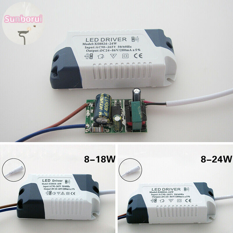 Sunborui LED Driver 8/12/15/18/21W แหล่งจ่ายไฟกันน้ํา LED Ligh TH