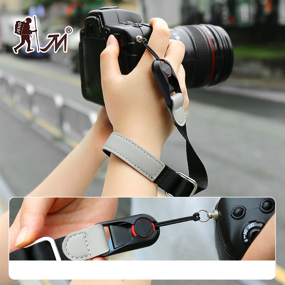 สายคล้องมือข้อมือแบบปลดเร็วแบบถอดได้สําหรับกล้อง Sony Canon Nikon Fujifilm
