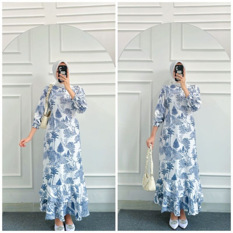 ใหม่ BEFAST - ZFS WOMEN Dress SINDY / DIORA MAXI Dress / ล่าสุดผู้หญิง LongDress / แฟชั่นผู้หญิงมุสล