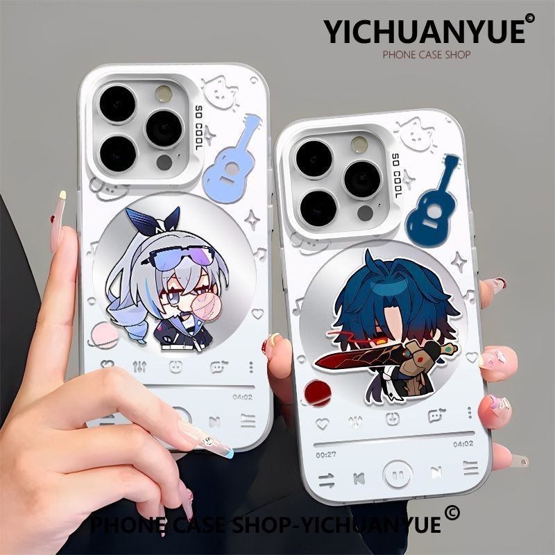 🏆Ready Stock🔥 Honkai: Star Rail ลายการ์ตูน เคสไอโฟน 13 For iPhone12 11 14 15Pro MAX XS XR XS 7 8Plus