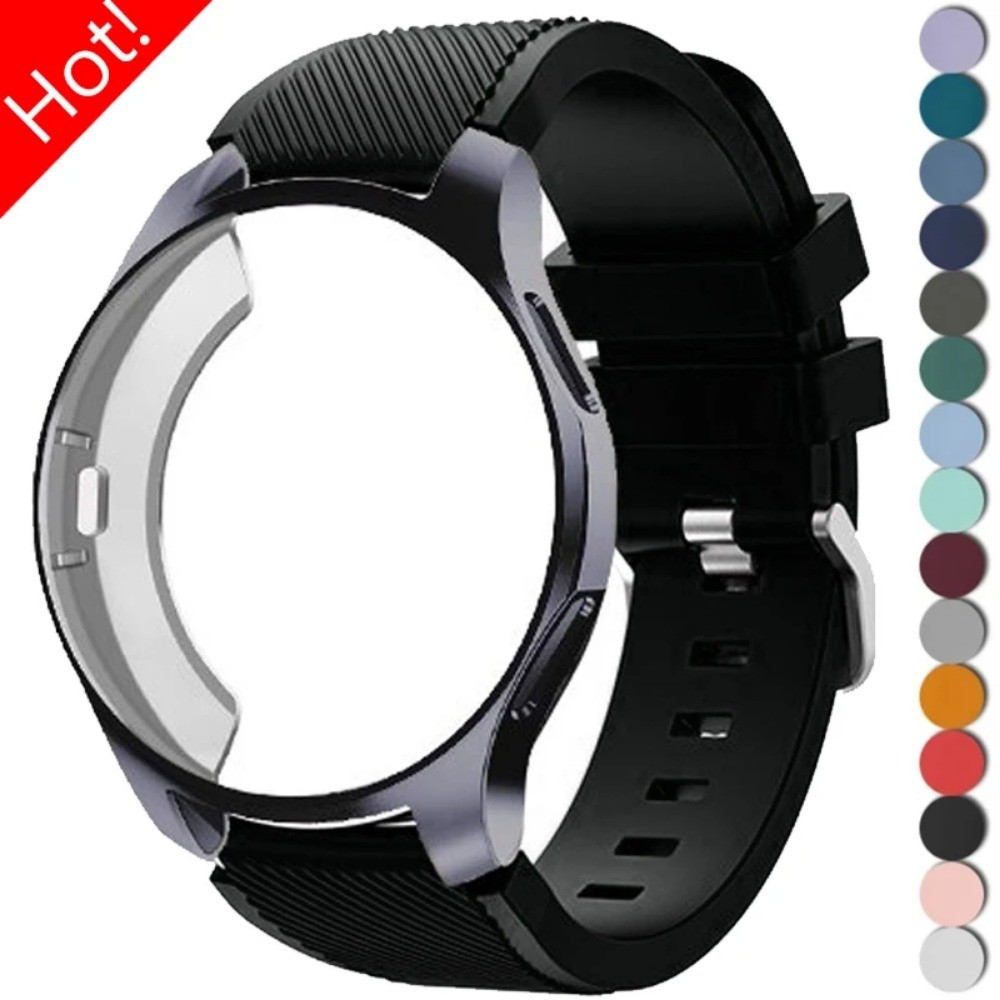 เคส TPU ซิลิโคนแนวทแยงสําหรับ Samsung Galaxy Watch 6 5 4 40 มม.44 มม