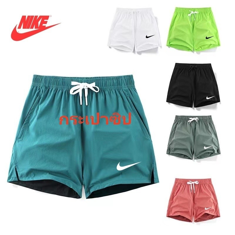 Nike กางเกงกีฬาขาสั้ 6 สี กางเกงกีฬาขาสั้น ลําลอง ทรงหลวม แบบแห้งเร็ว เหมาะกับเดินชายหาด ออกกําลังกาย แฟชั่นฤดูร้อน สไตล์เกาหลี สําหรับผู้ชาย และผู้หญิง M-5XL