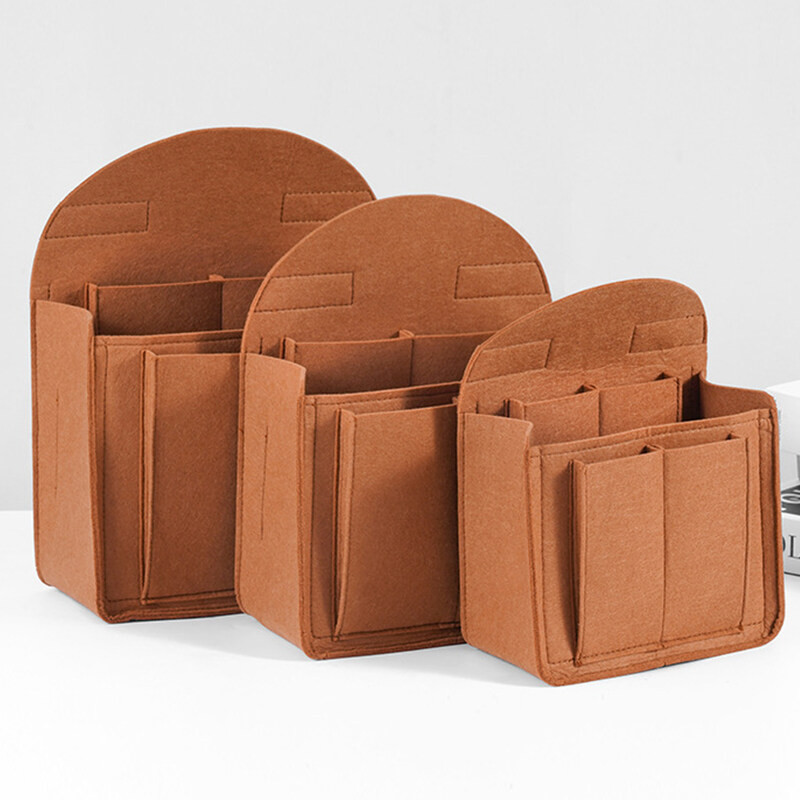 Felt ใส่กระเป๋า Organizer Fit สําหรับ MCM กระเป๋าเป้สะพายหลัง Shaper Shopper กระเป๋าเดินทาง Essential Make Up กระเป๋า