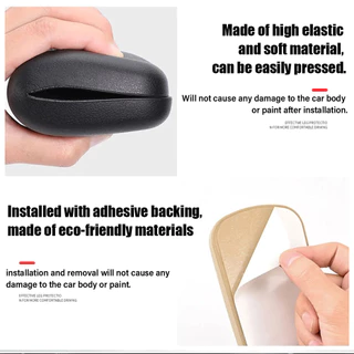 2pcs PU หนังรถเข่า Pad เบาะข้อศอก Pad Auto ประตู Center Control Armrest Soft Pad ภายในรถขาเข่าต้นขาสนับสนุนเบาะ