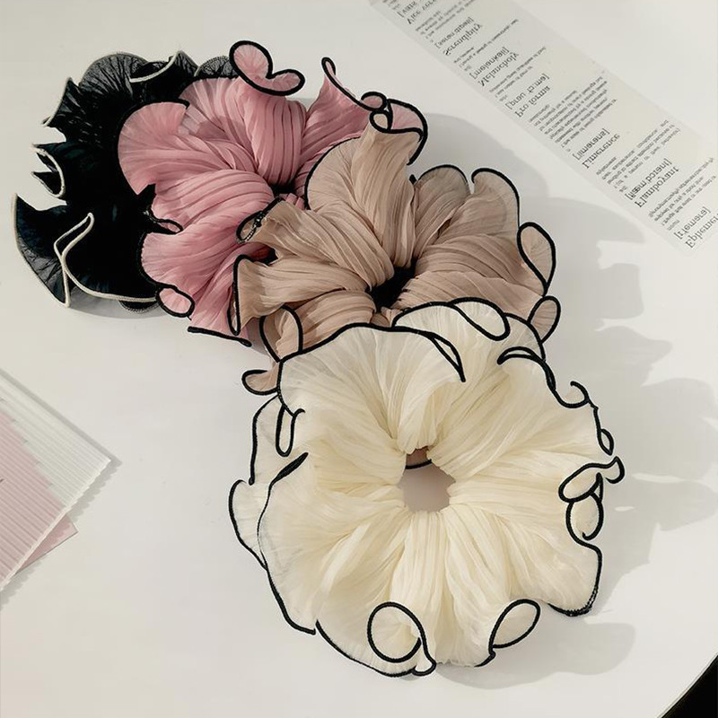 ในไทย-พร้อมส่ง✨ยางรัดผม ยางรัดผมหางม้า สีพื้น ย้อนยุคหวาน ละเอียดอ่อน สไตล์เกาหลี แฟชั่นสําหรับผู้หญิง ความยืดหยุ่นสูง-M - รูปที่ 6