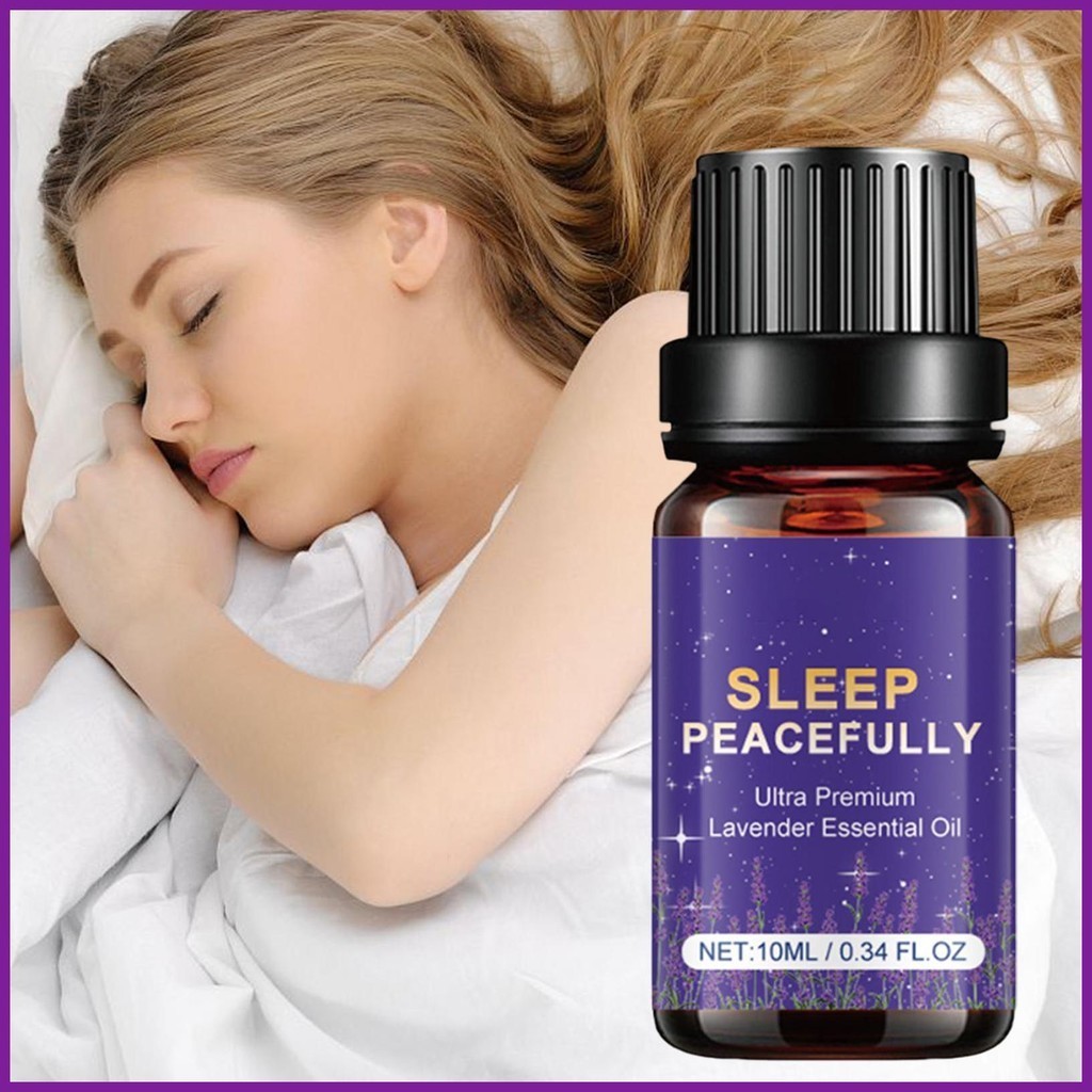 น้ํามันลาเวนเดอร์สําหรับการนอนหลับ 10ml Sleep Aid Oils Sleep and Relax Essence Dream Oil Blend Pure 