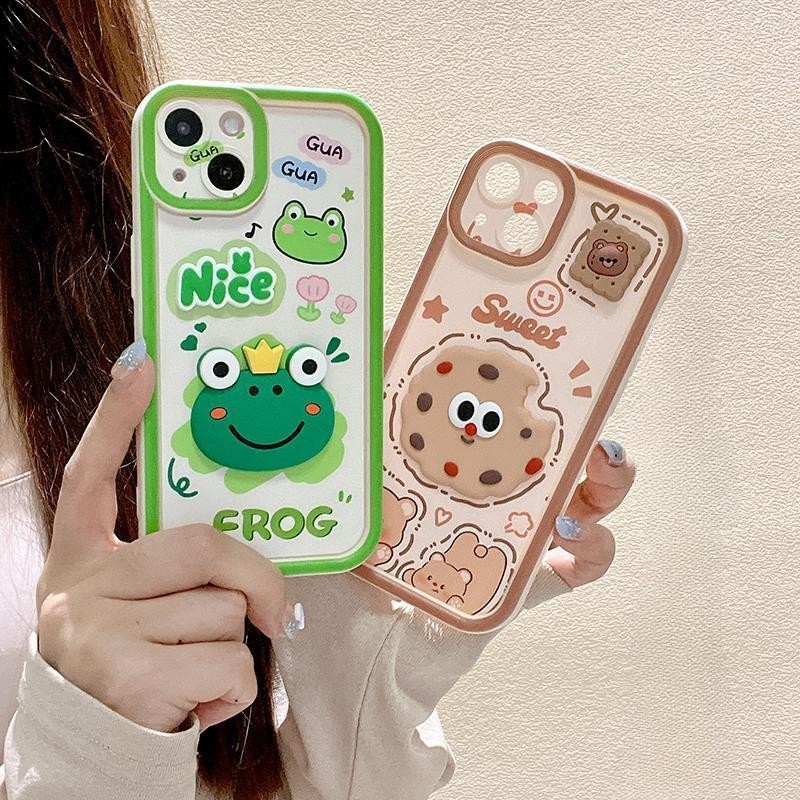 เคส iPhone 5 5S 6 6S 7 8 PLUS SE2020 SE2022 ของเล่นตุ๊กตาน่ารักกรณีโทรศัพท์ป้องกันการตก - รูปที่ 6