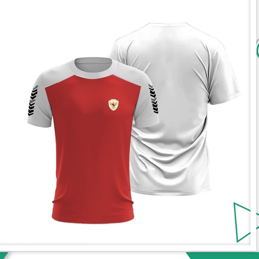 INDEPENDENCE OF INDONESIA SPORTS TRAINING เสื้อยืด FUTSAL FITNESS GYMNASTICS BADMINTON