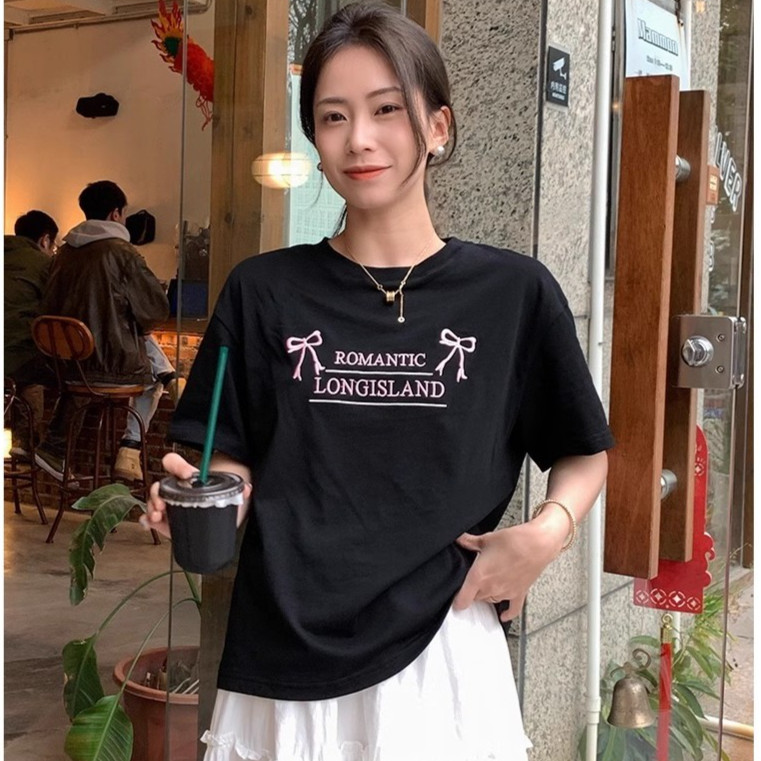 （พร้อมส่งจากกทม มาถึงใน 2วัน）เสื้อยืดพิมพ์ลายยอดฮิตสไตล์ญี่ปุ่นและเกาหลี ลายการ์ตูน ใส่สบาย เสื้อเชิ้ตลำลอง ฤดูร้อน