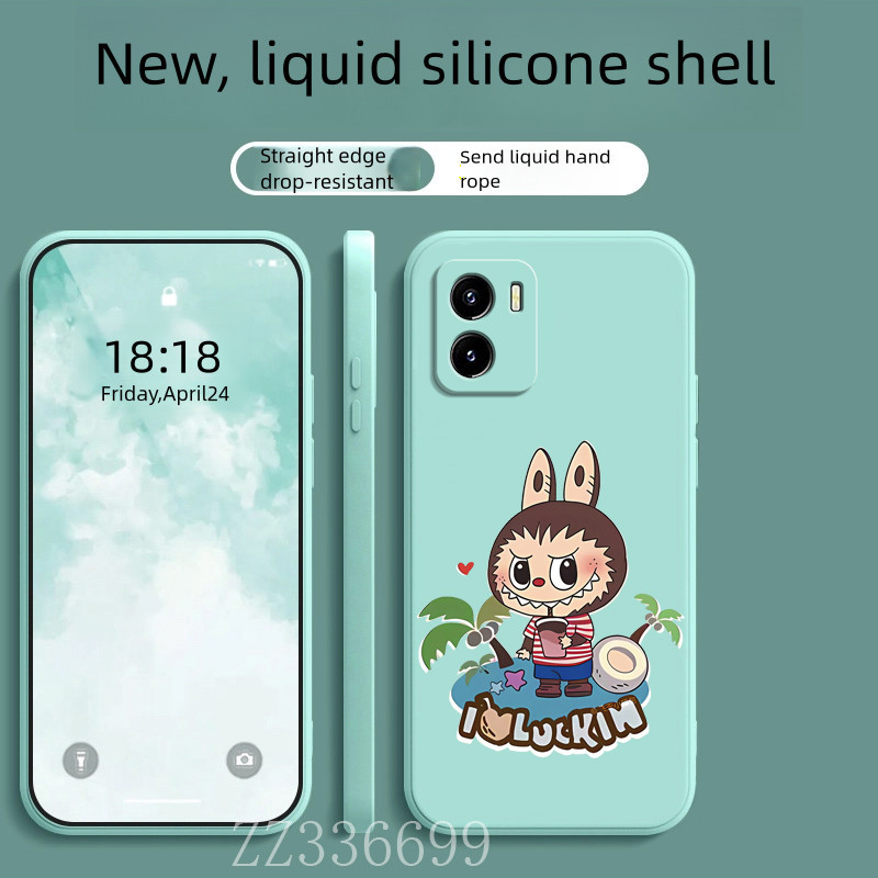 เคส VIVO Y15S Y15A Y01 Labubu เคสโทรศัพท์ซิลิโคนฝาครอบป้องกัน