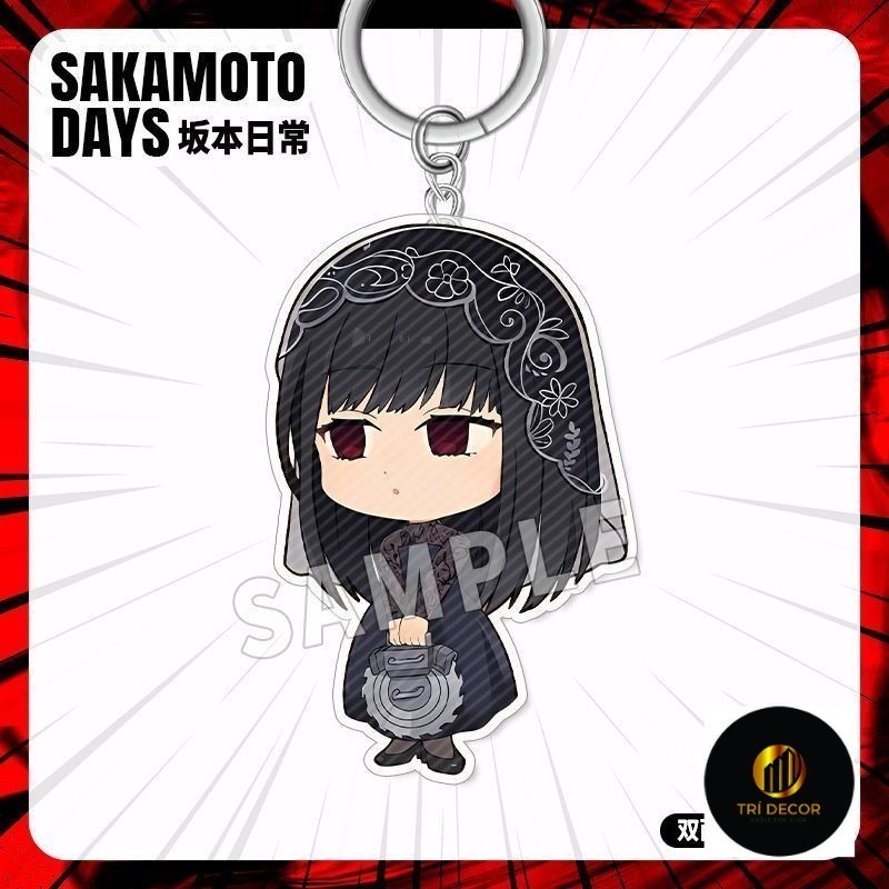 Sakamoto วันที่อะนิเมะพวงกุญแจผู้หญิง Shin Asakura อะคริลิคพวงกุญแจ Nagumo พวงกุญแจกระเป๋าจี้รุ่น Q