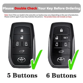 ฝาครอบป้องกันเคสกุญแจรีโมทรถยนต์ TPU, Fit สําหรับ Toyota Alphard Vellfire Keyless อุปกรณ์ตกแต่งรถยนต์