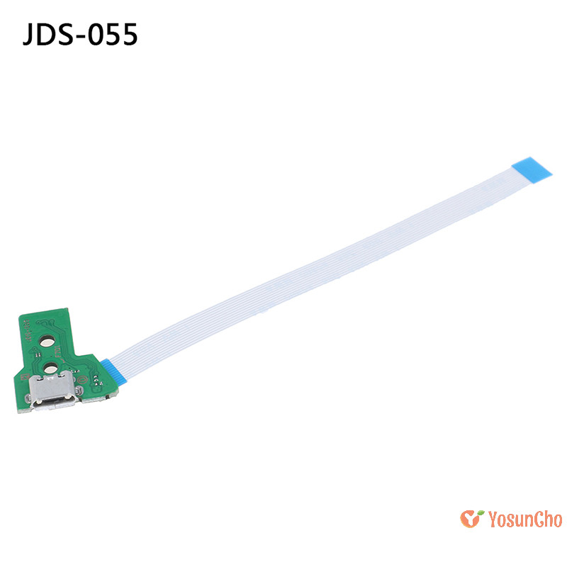 Yosuncho] แผงวงจรซ็อกเก็ตพอร์ตชาร์จ USB 12Pin JDS 011 030 040 สําหรับคอนโทรลเลอร์ PS4 ใหม่