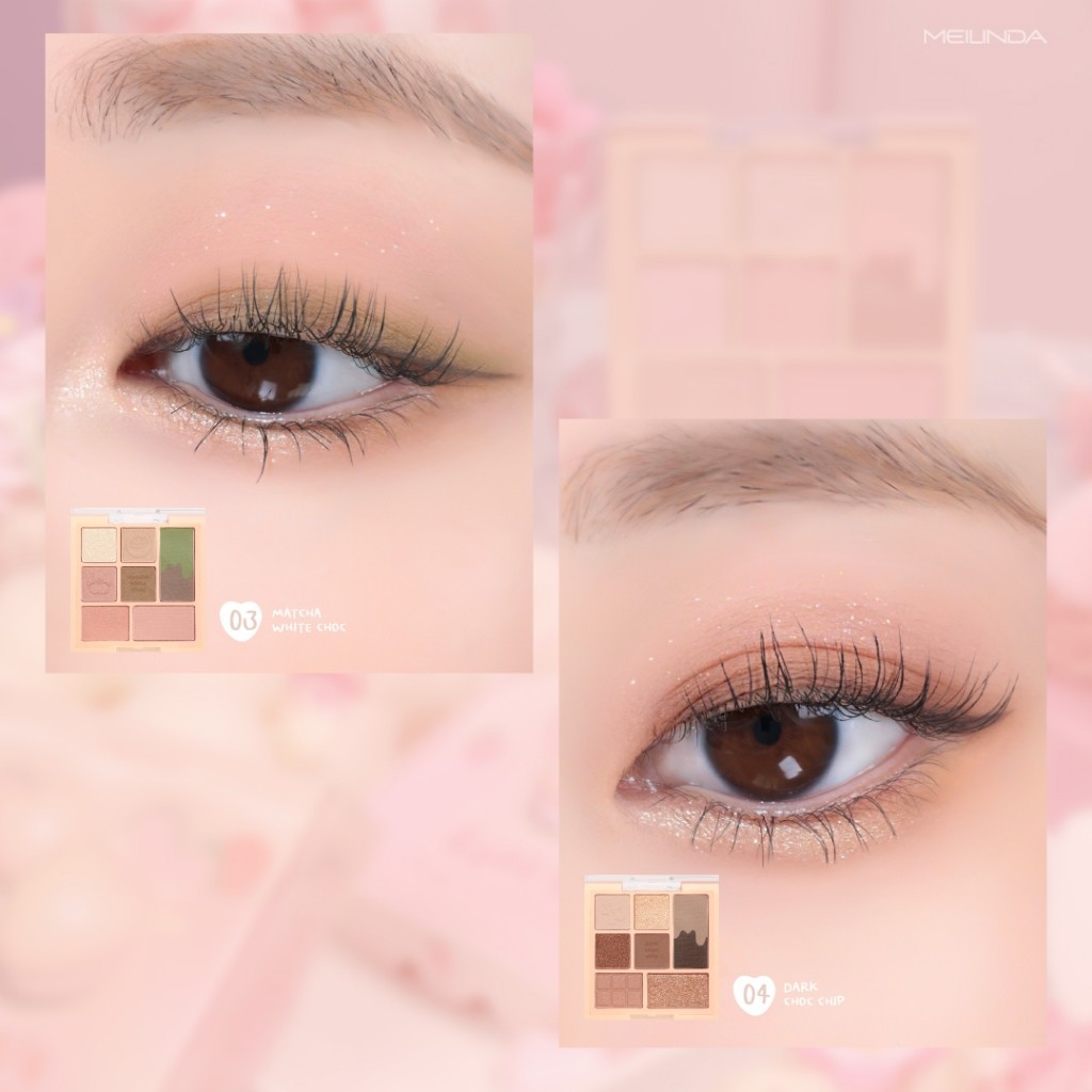 MEILINDA Cookie recipe eye palette (MC3128) 6.5g เมลินดา อายแชโดว์ พาเลท เนื้อเบลนด์ง่าย - รูปที่ 3