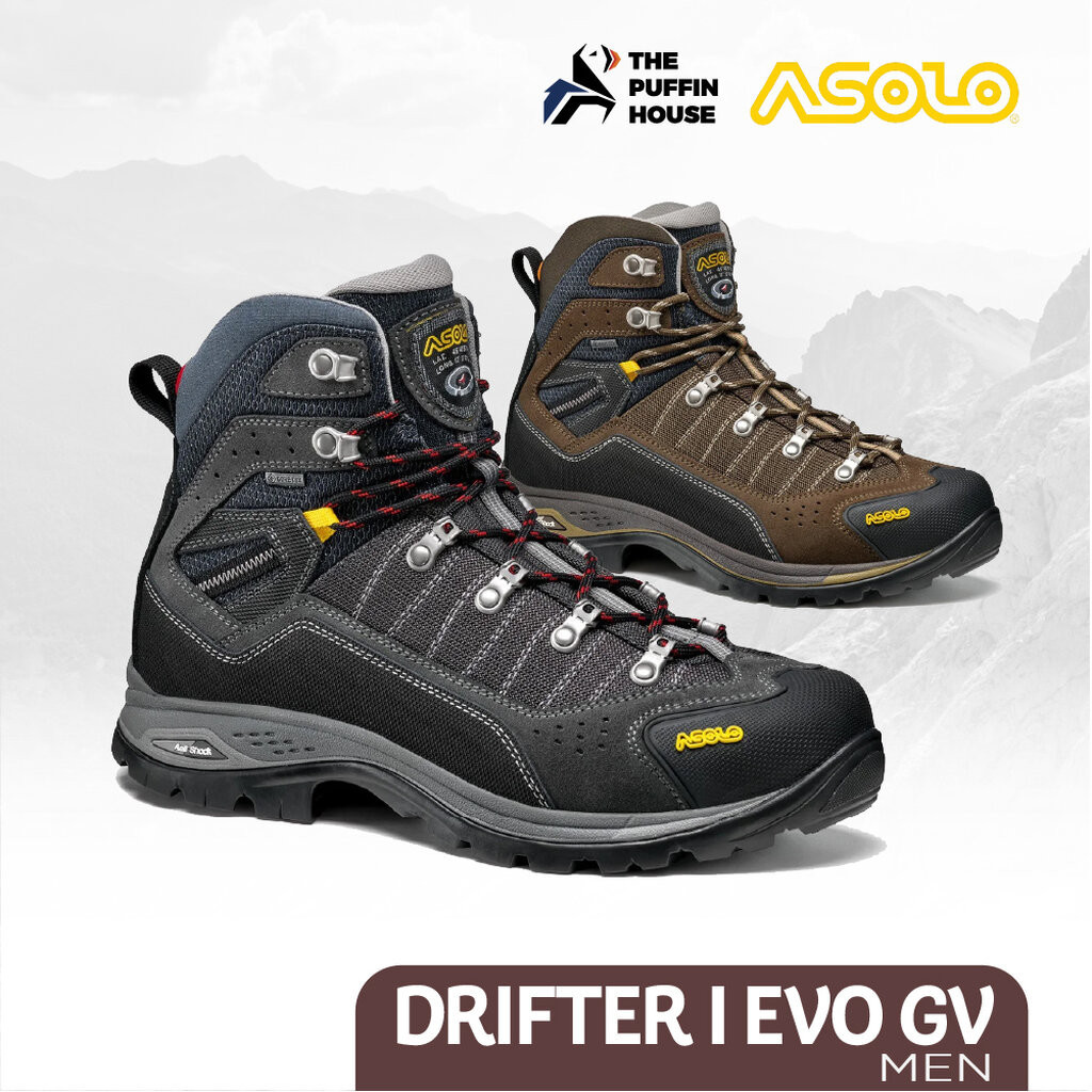 ASOLO Drifter I Evo GV Men รองเท้าเดินป่า ข้อสูง สำหรับผู้ชาย