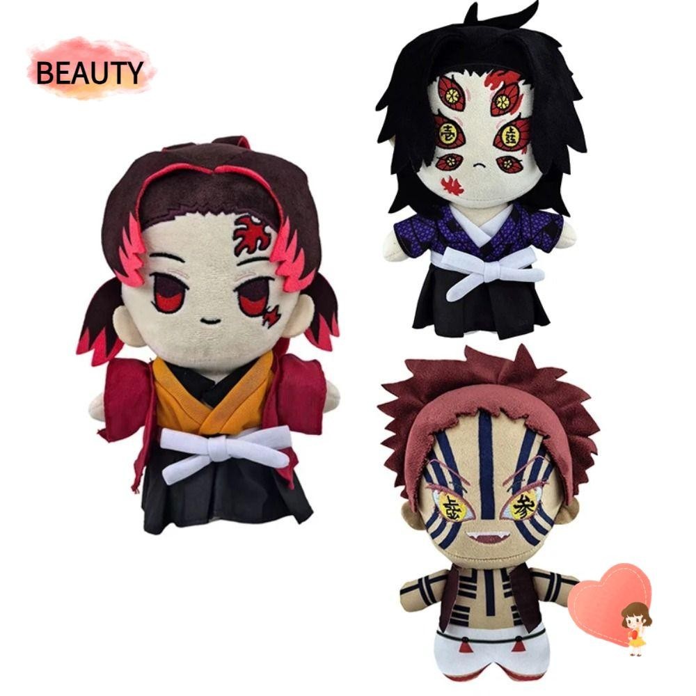 Beauty ตุ๊กตาการ์ตูน, Demon Slayer Tsugikuni Michikatsu Akaza ตุ๊กตาของเล่น, Casual PP ผ้าฝ้ายนุ่มอะนิเมะของขวัญวันเกิดเด็ก