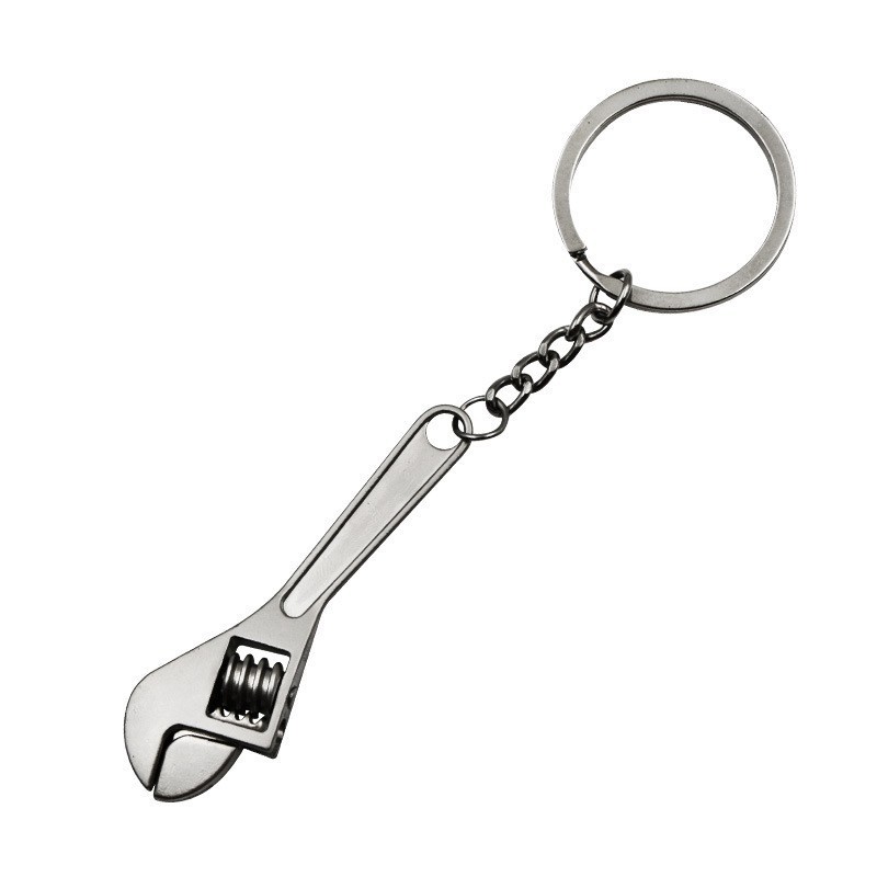 Rotatable Intermediate Nut ประแจเลื่อน Key Chain Spanner พวงกุญแจ