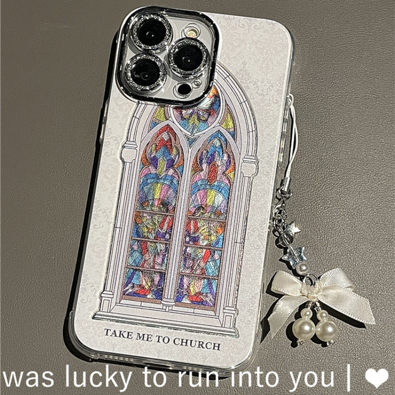 เคสไอโฟน16 15 14 13 12 11 Pro Max Case หน้าต่าง Art สุดหรู กันกระแทก Full Cover Compatible เคส iPhone 16PM,16Plus,X/XS, XR,7+,8Plus