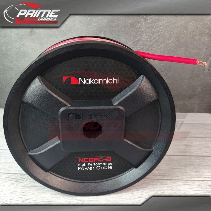 [ ต่อเมตร ] Nakamichi 8Awg 8 Awg Audio Power Cable Nakamichi High Power Cable NCGPC-8 Per Meter