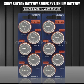 Sony CR2450 3V CR 2450 DL2050 BR2450 แบตเตอรี่เซลล์ปุ่มลิเธียม