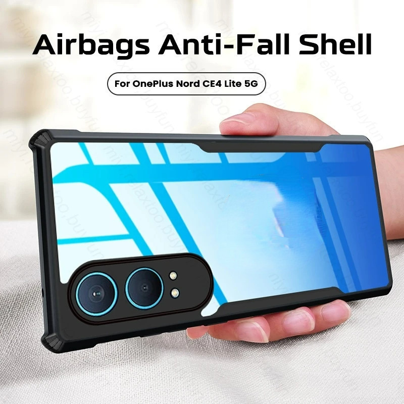 สําหรับ OnePlus Nord CE4 Lite 5G 2024 กรณีอะคริลิคโปร่งใสสําหรับ NordCE4 4Lite CE4Lite NordCE4Lite C