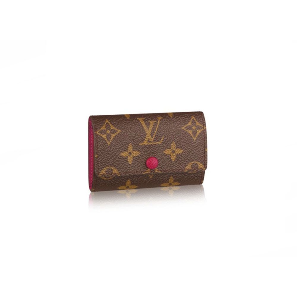 Louis Vuitton 6 Key Holder Monogram Fuchsia Unused