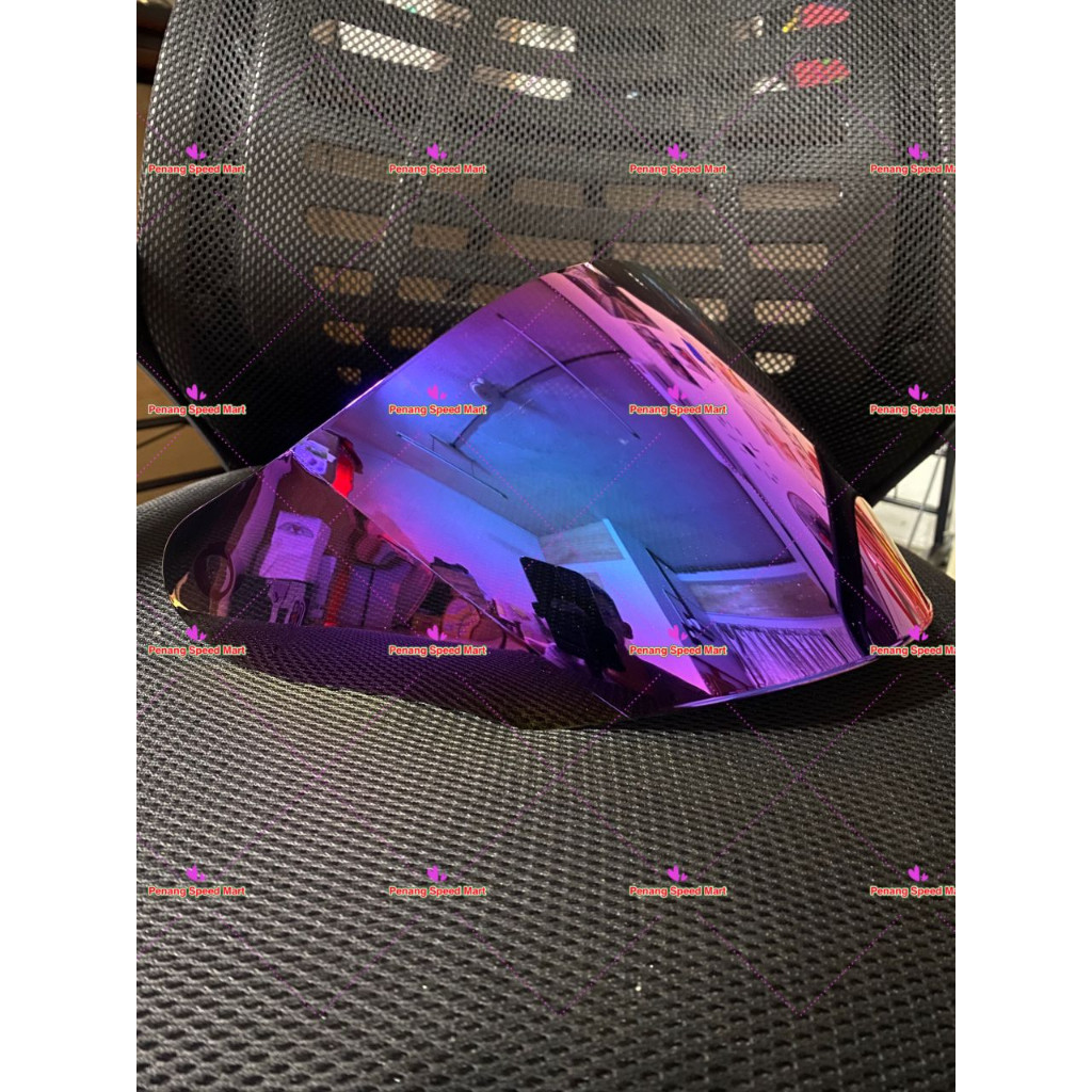 AKILA NHK R1 HELMET VISOR v1 v2 Siang Malam Crystal Visor DARK GREY RAINBOW REVO RED/BLUE/BLUE GOLD/