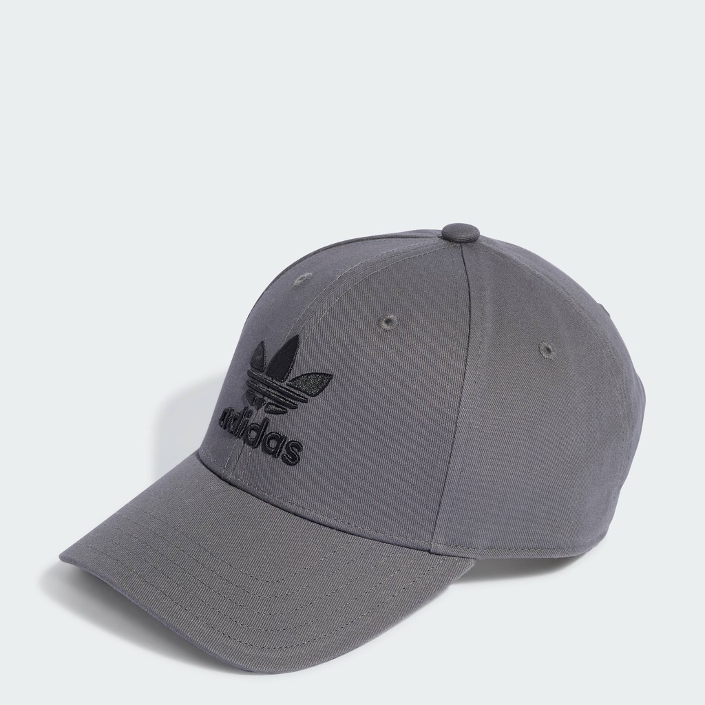 adidas ไลฟ์สไตล์ หมวกเบสบอล Trefoil Unisex สีเทา IL4844