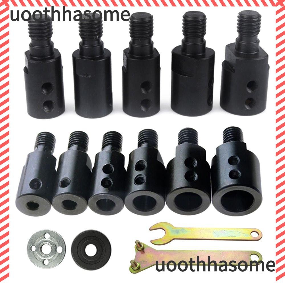 Uoothasome ใบเลื่อยอะแดปเตอร์เครื่องมือข้อต่อสีดําอุปกรณ์เสริมสว่านอะแดปเตอร์เพลามอเตอร์