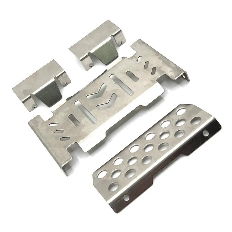 แผ่นกันกระแทกโลหะสแตนเลสสำหรับรถ RC 1/10 YK4106 YK4107 อัพเกรดอุปกรณ์เสริม OP