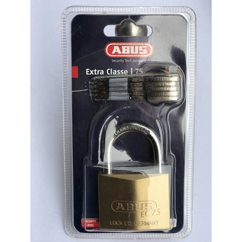 ล็อคกันบาด Abus ล็อคกันขโมย กุญแจ ABUS 75 Series (60mm) - ล็อคโฮกังเยน