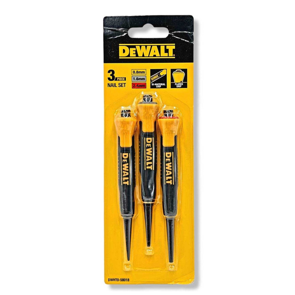 DEWALT ชุดเหล็กส่งตะปู 3 ตัว รุ่น DWHT0-58018 ( 0.8 รูปที่ 2