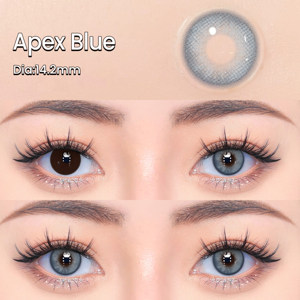 UYAAI x FRESHLADY คอนแทคเลนส์ สีฟ้า แต่งคอสเพลย์ 2 ชิ้น/คู่ - รูปที่ 3