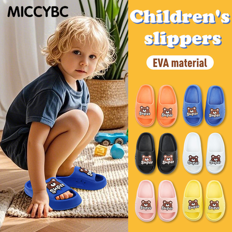 【Bangkok Delivery】รองเท้าแตะเด็ก Eva เด็กผู้หญิงและเด็กผู้ชายเหมาะสําหรับชายหาดแ