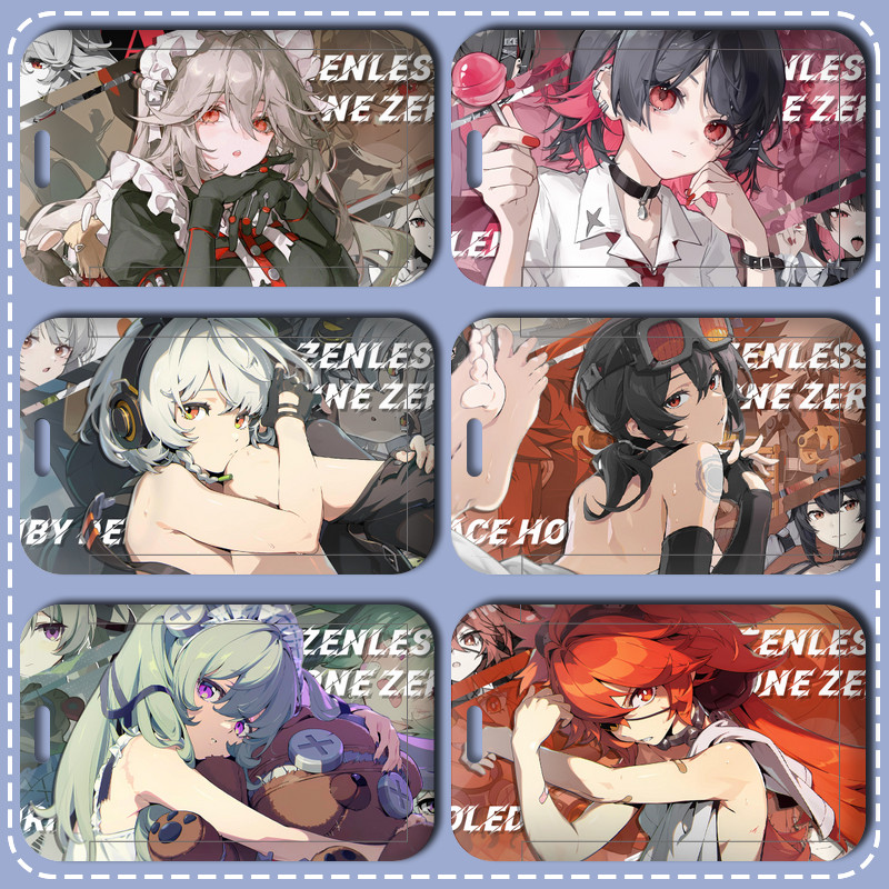 Zenless Zone Zero Ellen Joe Anby Demara DIY ชุดการ์ดนักเรียน Campus Card Bus Card Holder Personal ID