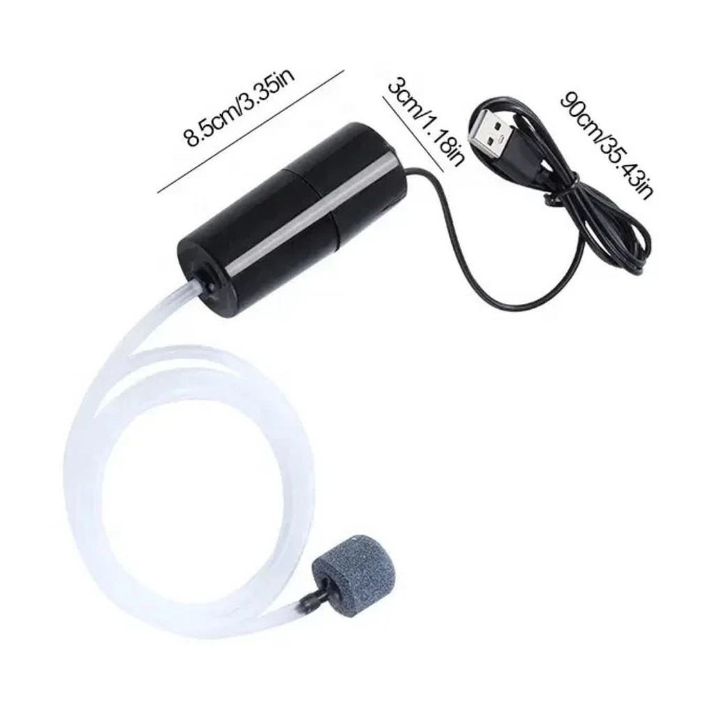 เครื่องปั๊มออกซิเจน USB ขนาดเล็ก แบบพกพาประหยัดพลังงาน ปั้มอากาศ(USB oxygen pump)ปั๊มออกซิเจนขนาดเล็กเงียบ