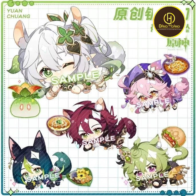 Nahida / Kusanali / Collei_DH พวงกุญแจแพนด้า