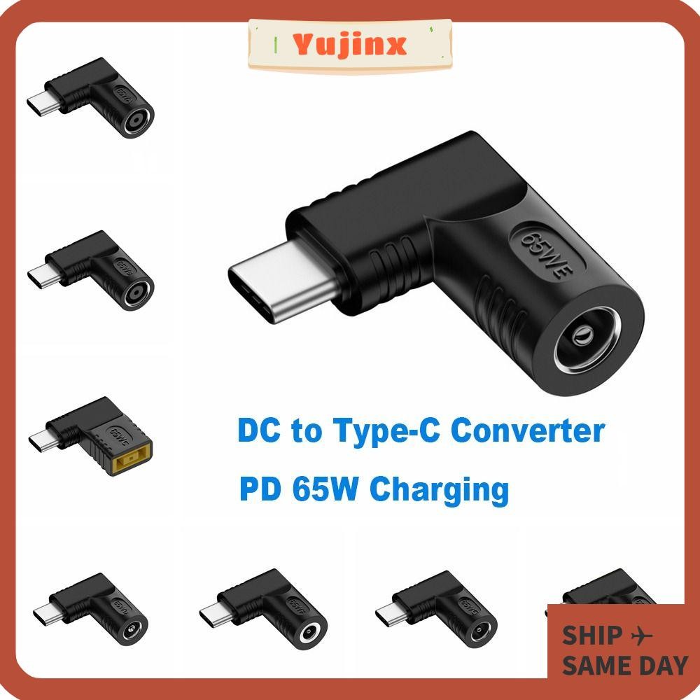 Yujinx Converter Connector เครื่องชาร์จแล็ปท็อประดับมืออาชีพ DC เป็น Type C สําหรับ //